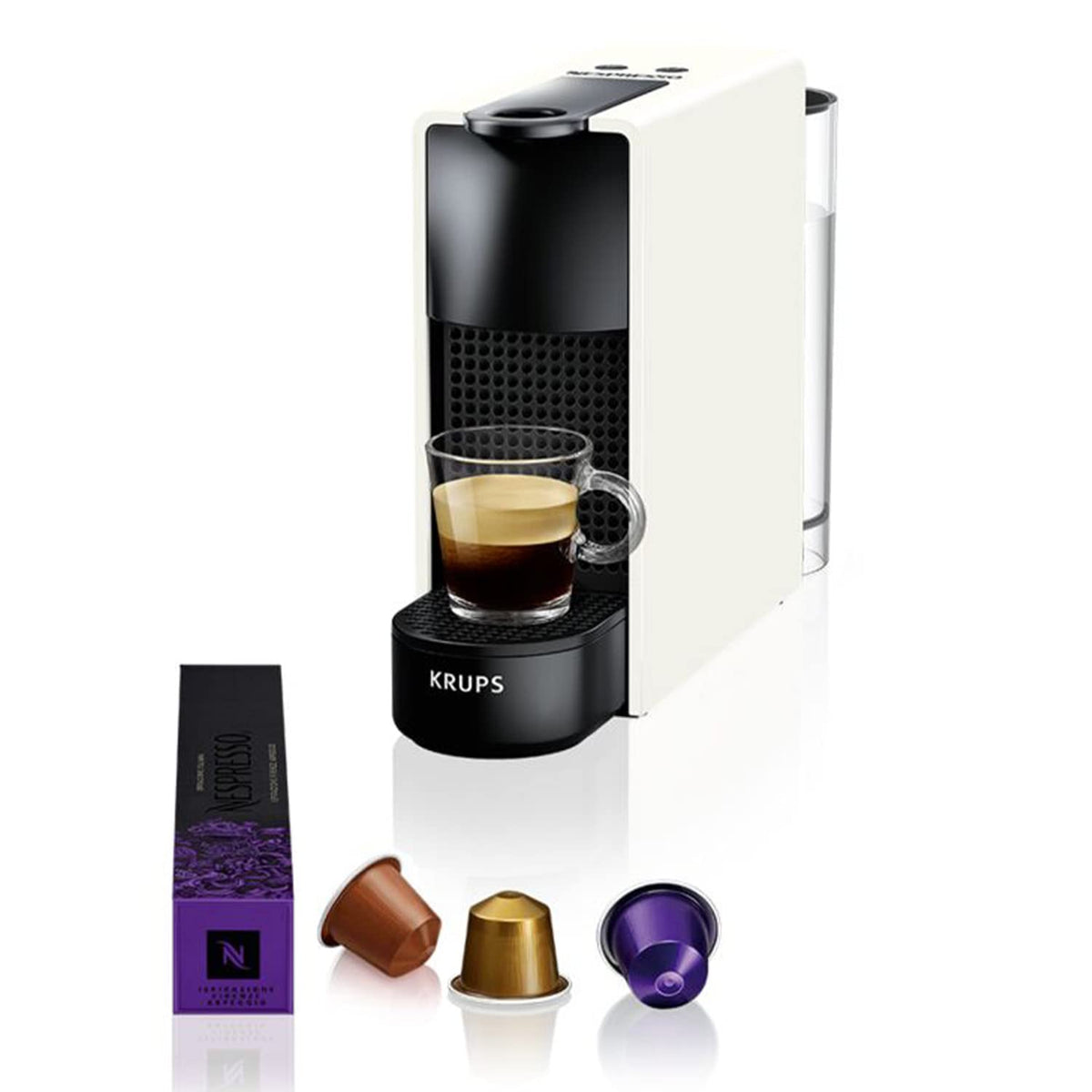 Essenza Mini Blanche – Machine à Espresso et Lungo – Format Ultra-Compact