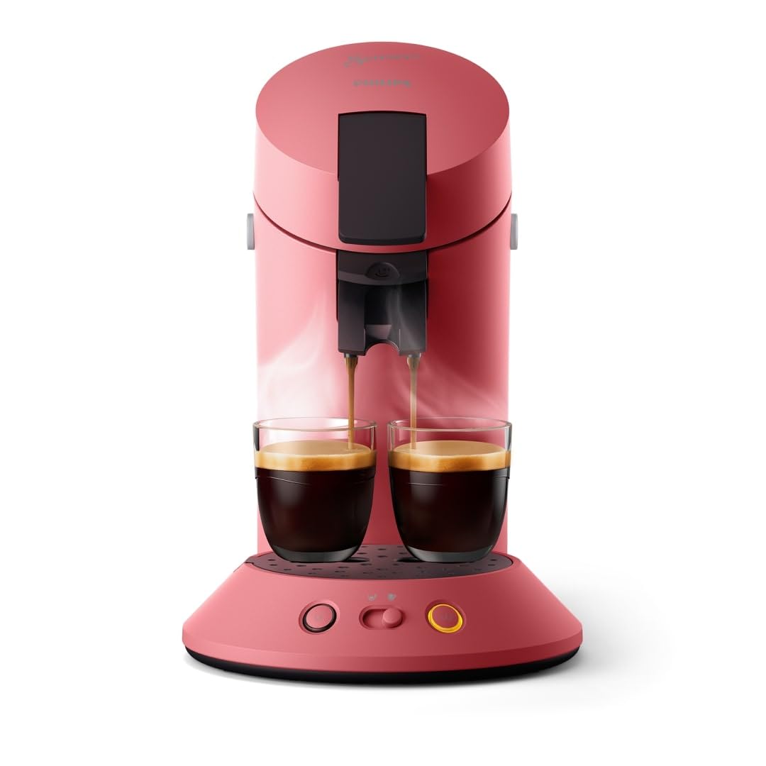 SENSEO Original Plus CSA210/35 – Rouge Tendre – Sélecteur d'Intensité