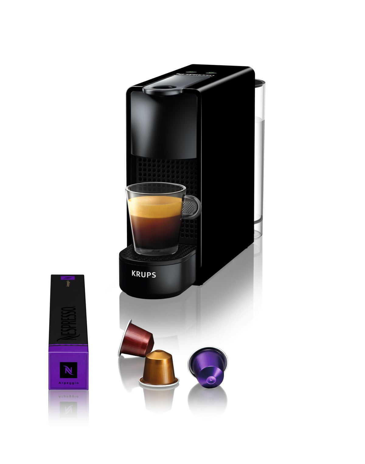 Essenza Mini Noir – Machine à Capsules – Compacte et Facile à Installer