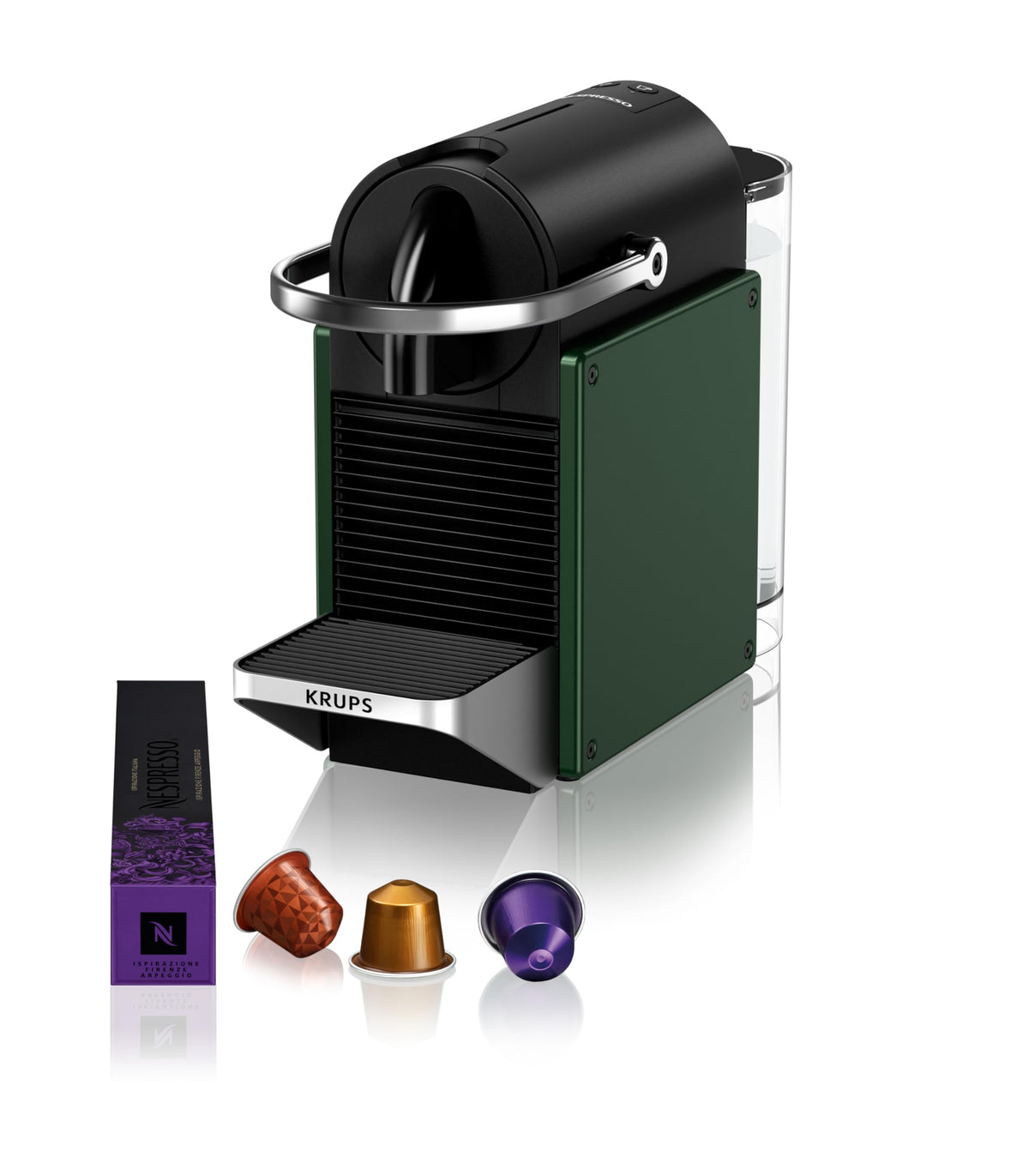 Pixie Vert Foncé – Machine à Café Compacte – Espresso & Lungo