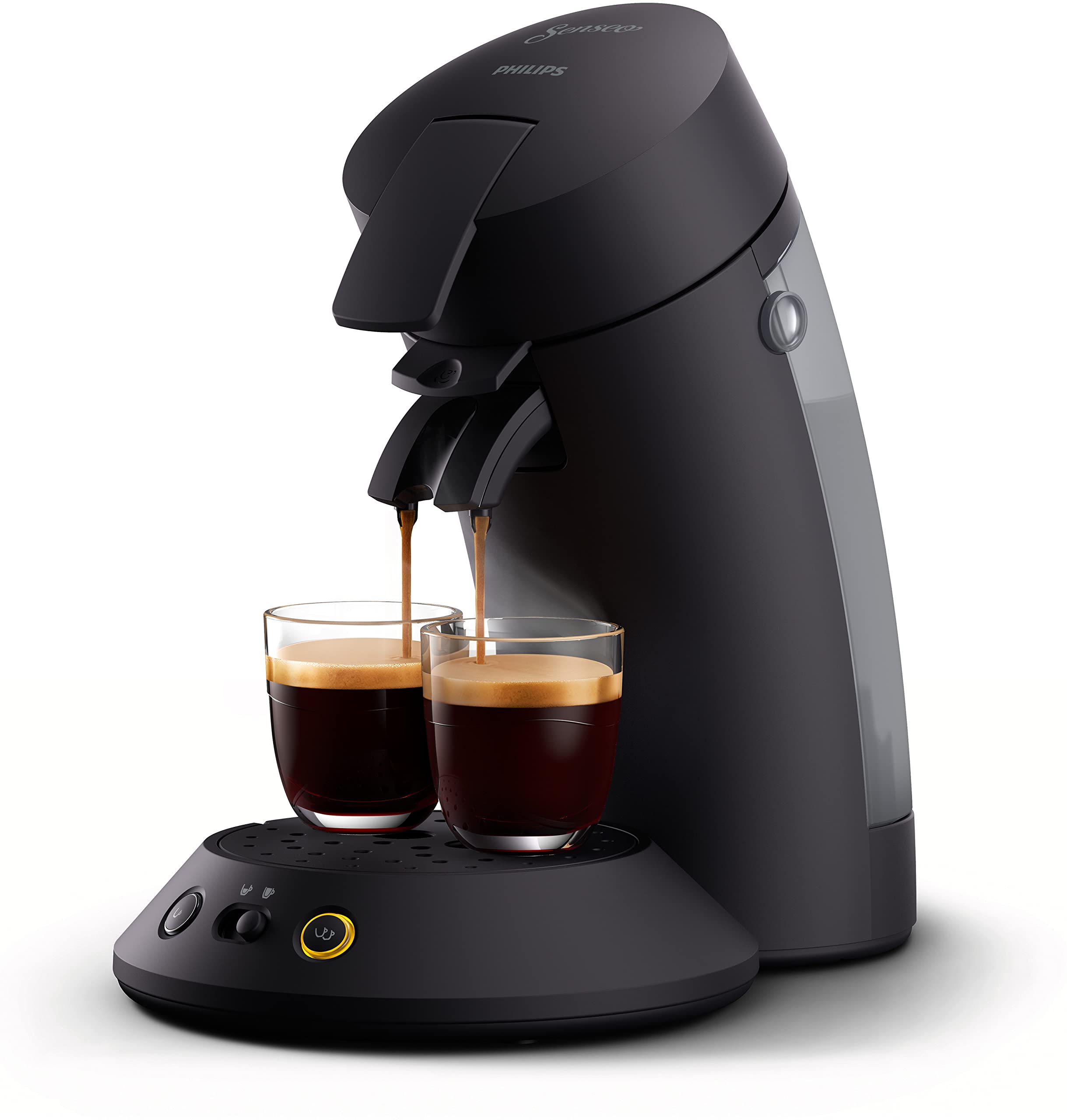 Cafetière à Dosettes SENSEO Original Plus – Finition Noir Intense – Modèle CSA210/22